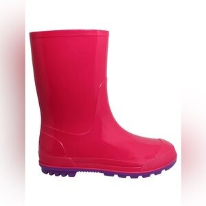 Wonder Nation Girls Pink Rain Boots | Size 11-12 | Like New